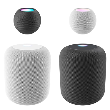 Home Audio Powerhouses: HomePod and HomePod Mini 3D model image 1 