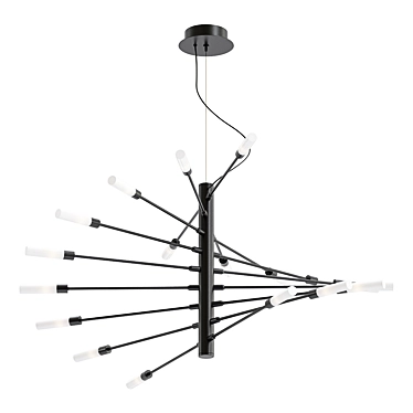 Elegant Lightstar Ragno Chandelier 3D model image 1 