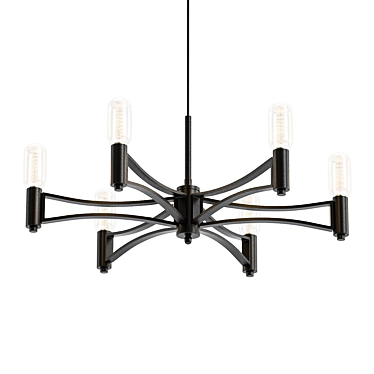 Favourite Tropfen Pendant Chandelier 3D model image 1 