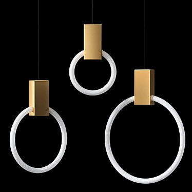 Sophisticated Pendant Light for Modern Décor 3D model image 1 