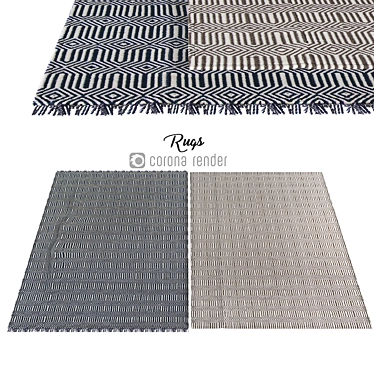 Plushy Heaven: Luxurious Carpets 3D model image 1 