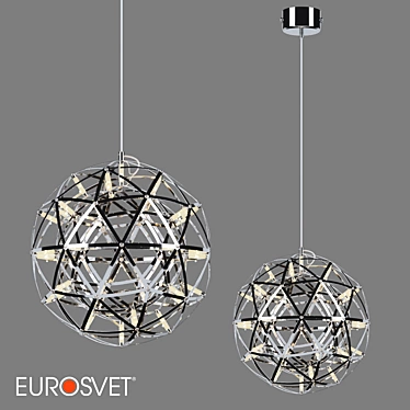 Industrial LED Pendant Light Bogate's Plesso 3D model image 1 