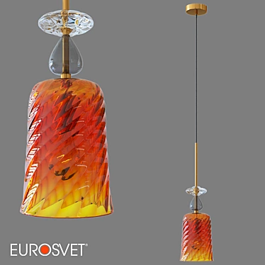 Amber Dream Pendant - Eurosvet 3D model image 1 