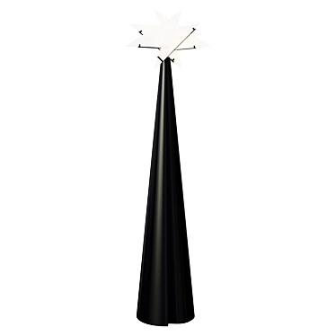 Divine Glow: Nun LED Floor Lamp 3D model image 1 