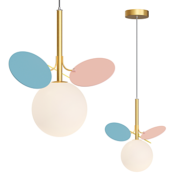 Modern Pendant Lamp: Lampatron MATISSE ONE 3D model image 1 