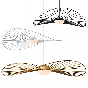 Modern Vertigo Pendant Lamp – Timeless Elegance 3D model image 1 