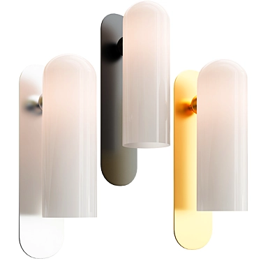 Elegant Odyssey Wall Light 3D model image 1 