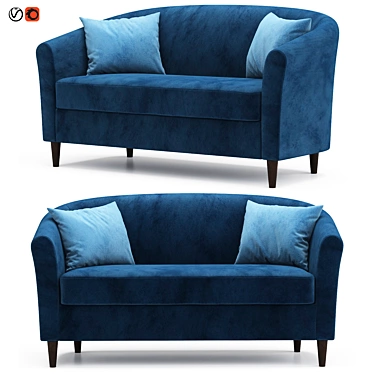 Elegant Mari Sofa: Comfort & Style 3D model image 1 