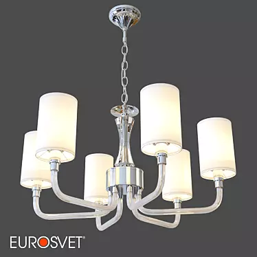 Smart Home Chandelier: Eurosvet Catania 3D model image 1 