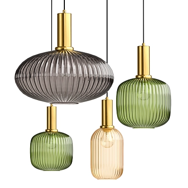 Vintage Style Pendant Lamp 3D model image 1 