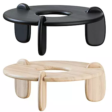 Modern Henge Coffee Table: Sleek Design 3D model image 1 