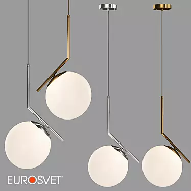 Eurosvet OM Pendant Lamp 3D model image 1 