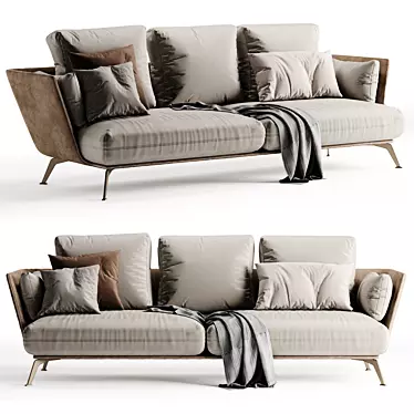 ARKETIPO MORRISON: Luxurious 2014 Sofa 3D model image 1 