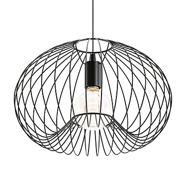 Sleek Vitaluce Pendant Light 3D model image 1 