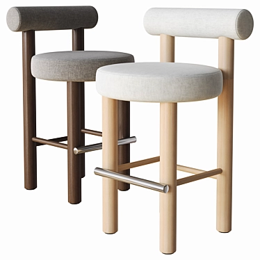 Gropius CS2 Bar Chair: Sleek Modern Design 3D model image 1 