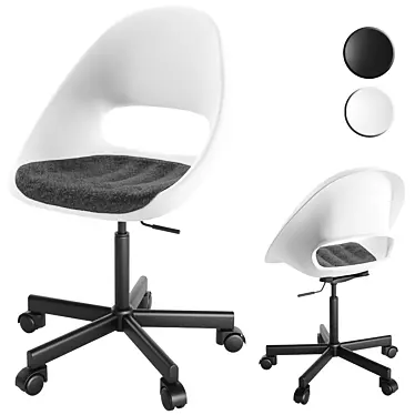 Eldberget Malskar: Sleek Ergonomic Chair 3D model image 1 