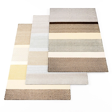 High-Resolution Rugs Set 3D model image 1 