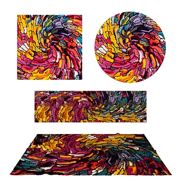 Versatile 3D Rug Set 3D model image 1 