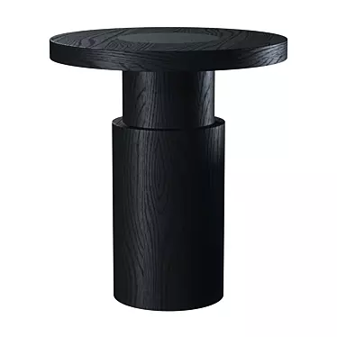 Contemporary 100 Coffee Table in Oak and Black by Orphan Work