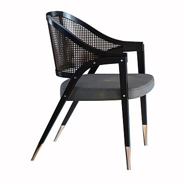 Sleek A-Frame Chair by Wormley 3D model image 1 