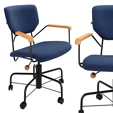 Fernando Jaeger's Serafina Office Chair 3D model image 1 