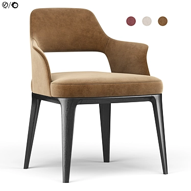 Sophie Lite Chair: Elegant and Ergonomic Furniture 3D model image 1 