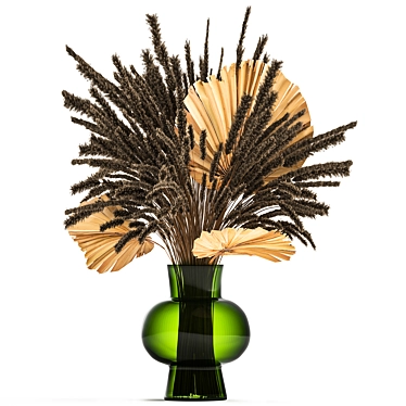 Rustic Reed Bouquet 3D model image 1 