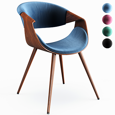 Elegant Eshal Armchair: Modern Comfort 3D model image 1 