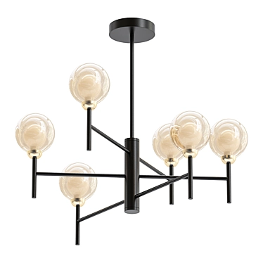 Elegant Bremen Ceiling Chandelier 3D model image 1 