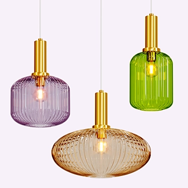 Modern Irs Pendant Light 3D model image 1 