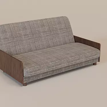  Soviet Chic Sofa 3D model image 1 