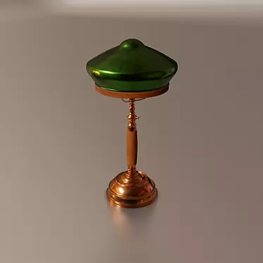 Title: Retro Soviet Table Lamp 3D model image 1 
