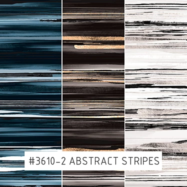 Abstract Stripes | Eco-Murals | Waterproof & Easy to Paste 3D model image 1 