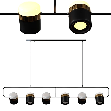 Radiant Glow: FIREFLY L Lamp 3D model image 1 