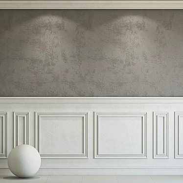 Elegant Molding Plaster 226 3D model image 1 