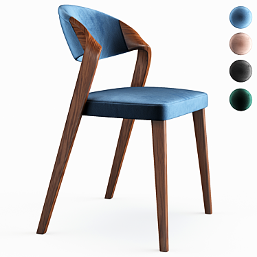 Elegant Spin Chair: Comfortable and Stylish 3D model image 1 