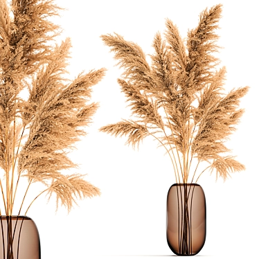 Title: Pampas Reed Bouquet 3D model image 1 