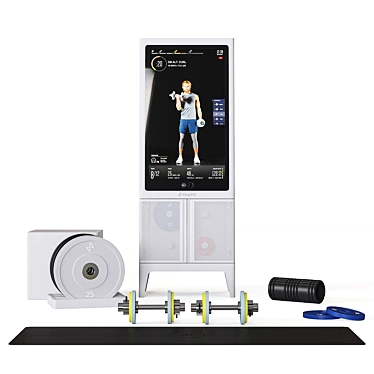 Ultimate Total Body Home Gym Set 3D model image 1 