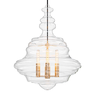 Sophisticated Washington Pendant Lighting 3D model image 1 