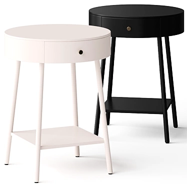 Luxe Lulu Nightstand: Chic & Stylish 3D model image 1 