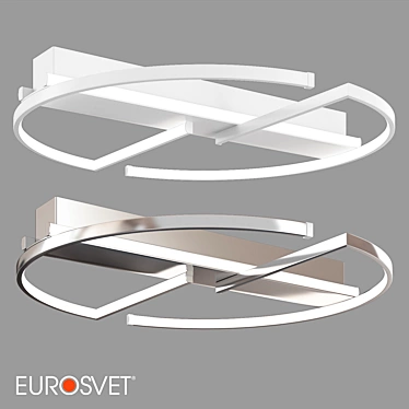 Eurosvet Griff LED Ceiling Light 90233/2 3D model image 1 