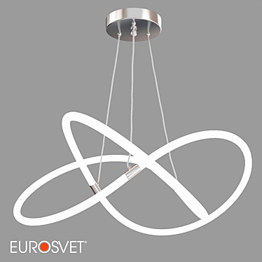 OM LED Chandelier: Smart Home Eurosvet 3D model image 1 