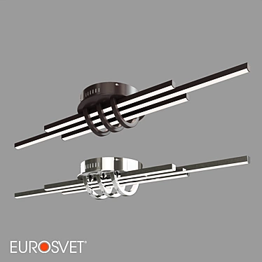 Eurosvet Skyline LED Ceiling Light 90243/3 3D model image 1 