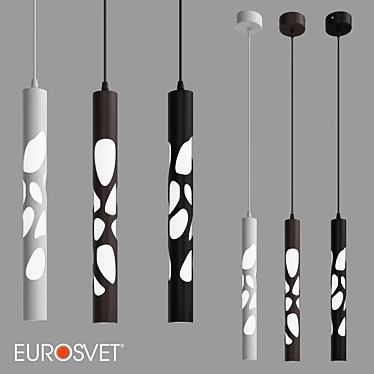 Title: Elektrostandard OM Pendant LED Light 3D model image 1 