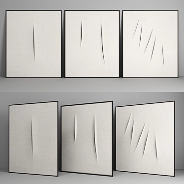 Spatial Concept by Lucio Fontana 3D model image 1 