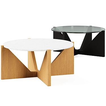 Contemporary Miro Coffee Table 3D model image 1 