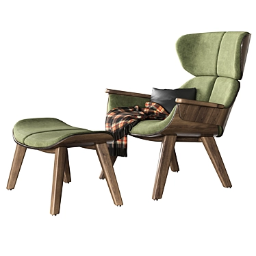 Sleek and Stylish: Linteloo Florian Armchair 3D model image 1 