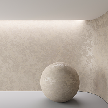 Decorative Concrete Plaster, Seamless Textures 3D model image 1 