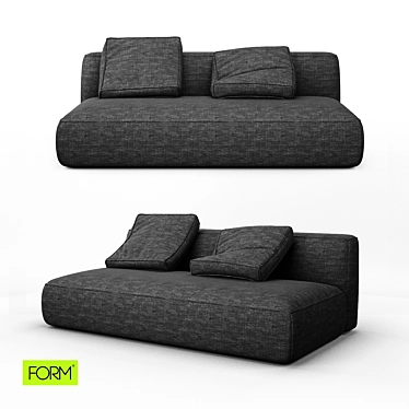 Form Mebel Stone Sofa 7 3D model image 1 