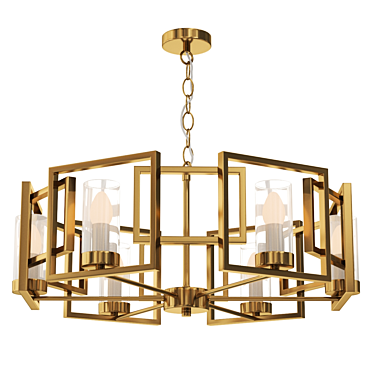 Elegant Ripley Chandelier: Illuminate in Style 3D model image 1 